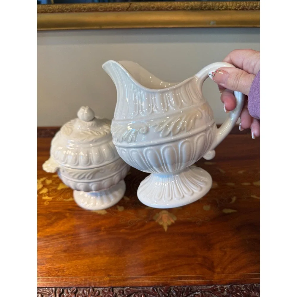 Vintage Lenox Butler's Pantry Creamer‎ and Sugar Bowl Set